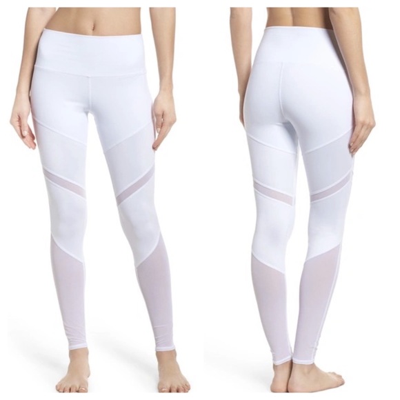 ALO Yoga Pants - alo Yoga Sheila High Waist Leggings In White